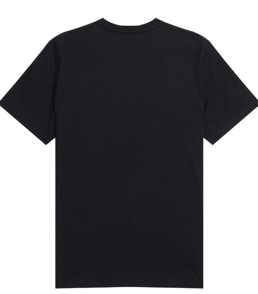 Fred Perry Gradiënt Grafische Zwarte T-Shirt