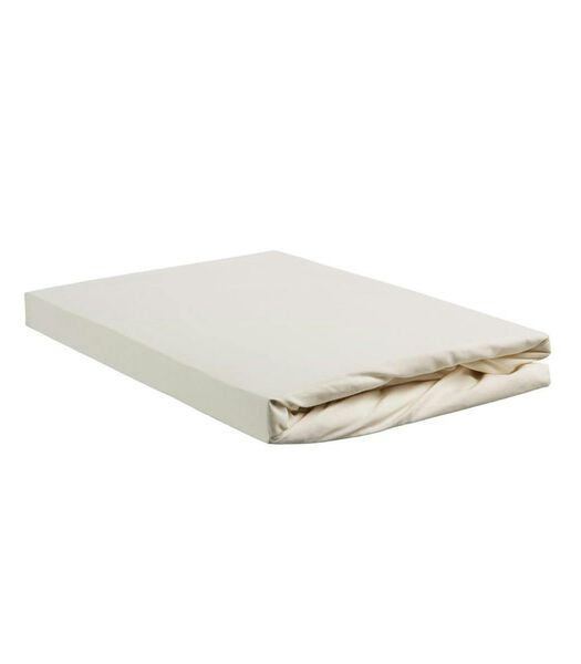 Hoeslaken Cotton Uni Off-white Katoen (hoek 35 cm)