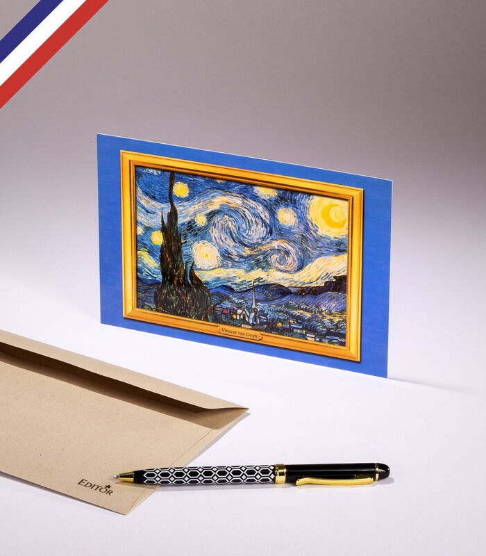 Enkele kaart - De sterrennacht van Vincent van Gogh image number 0