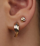 Tricolore Boucles d'oreilles Or IB360098 image number 2