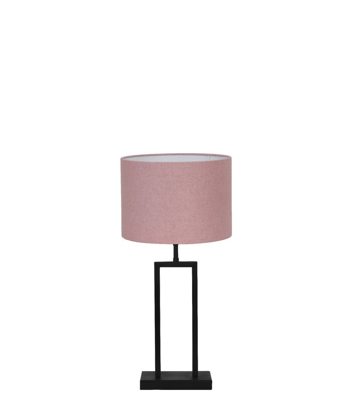 Lampe de table Shiva/Livigno - Noir/Rose - Ø30x62cm image number 0