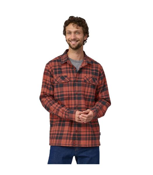 Long Sleeve Mw Fjord Flannel - Shirt - Red