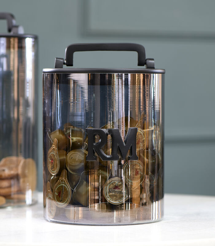 RM Smoked Glass Storage Jar M image number 1