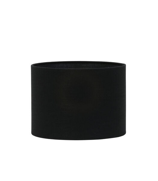 Abat-jour cylindre Livigno - Noir - Ø35x25cm