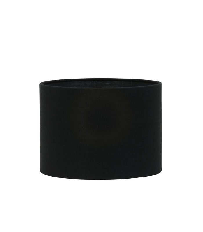 Abat-jour cylindre Livigno - Noir - Ø35x25cm image number 0