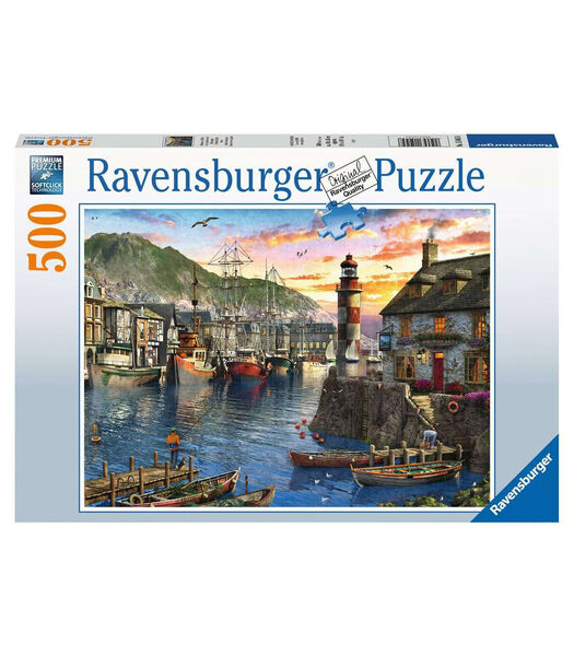 puzzel ´s Ochtends bij de haven - legpuzzel - 500 stukjes
