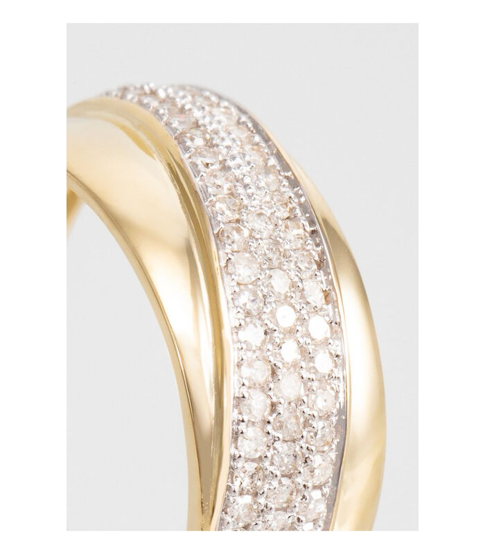 Ring 'Chiya' geelgoud en diamanten image number 2