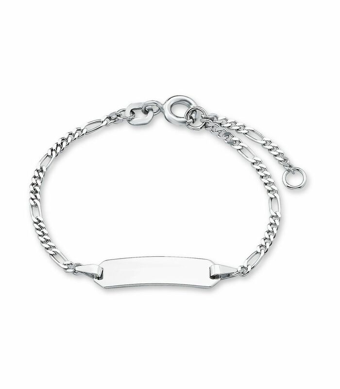 ID armband voor kinderen unisex, sterling zilver 925 image number 0