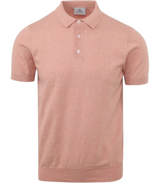 Kobi Knitted Polo Zalmroze