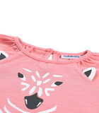 Roze T-shirt met korte mouwen image number 4