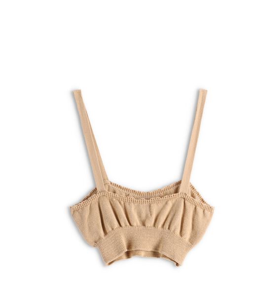 Charm Knit Toasted Almond Bustier
