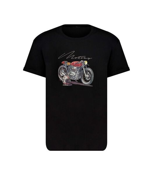 MOTORCYCLE - T-shirt col rond jersey coton