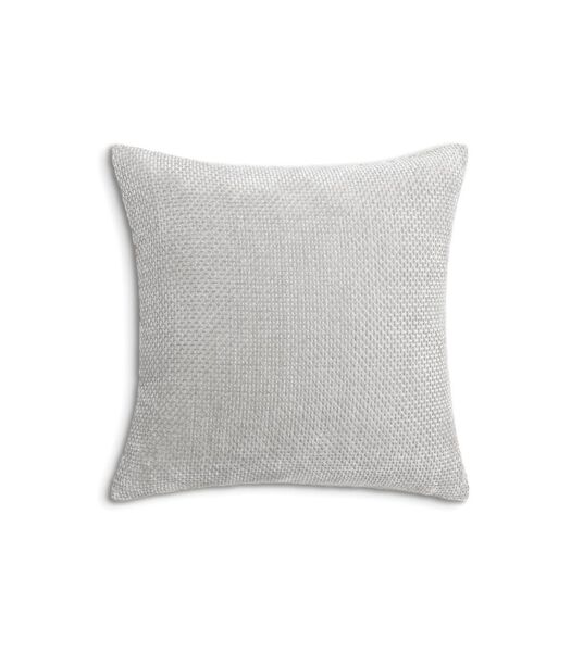 Coussin Décoratif velours panama pillow cloud grey polyester