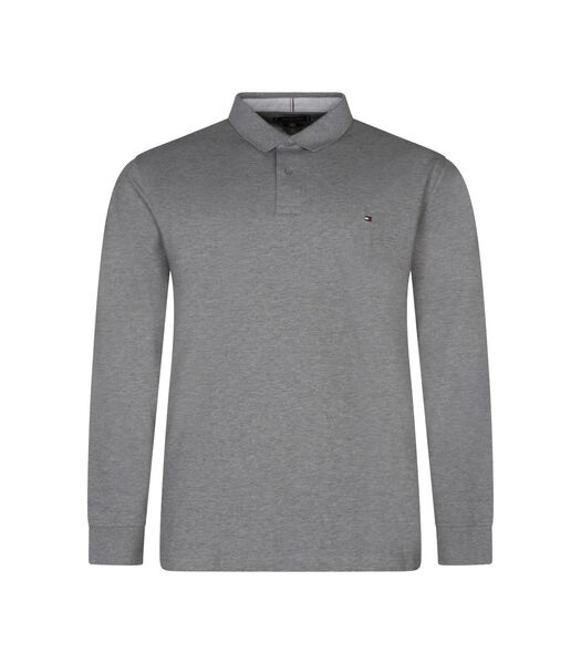 Tommy Hilfiger Big And Tall - Polo à manches longues Gris