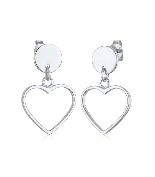 Boucles D'oreilles Boucles D'oreilles Pour Femmes Coeur En Argent Sterling 925