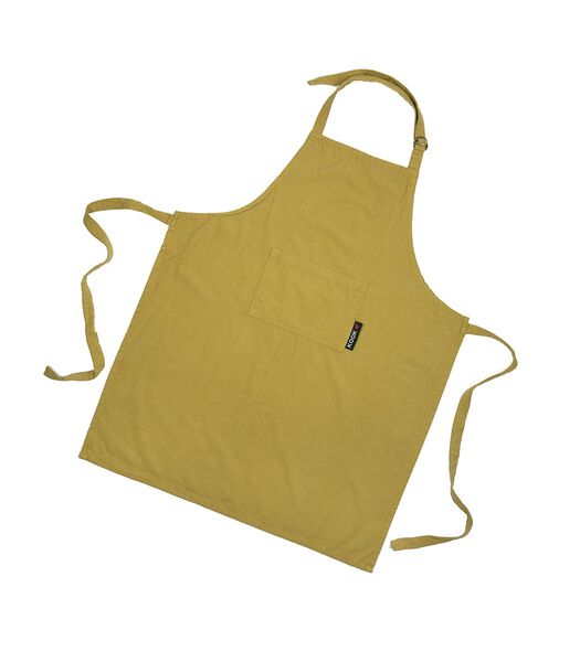 Tablier de Cuisine  Uni Moutarde Lavé 90 x 70 cm