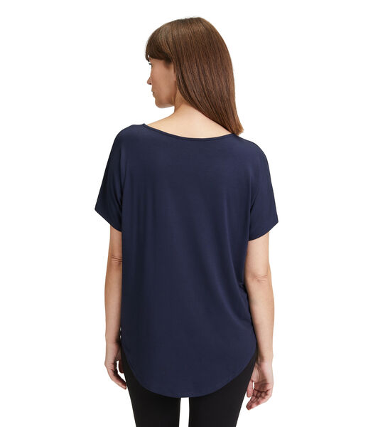 T-shirt oversize à encolure en V