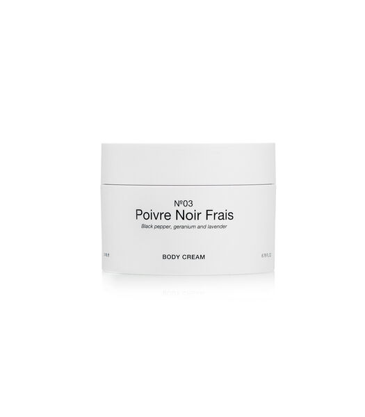 Poivre Noir Frais Body Cream 200ml