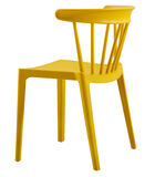 Lot de 2 chaises d'interieur et d'exterieur - Plastique - Ocre - 75x52x53 - Bliss image number 3
