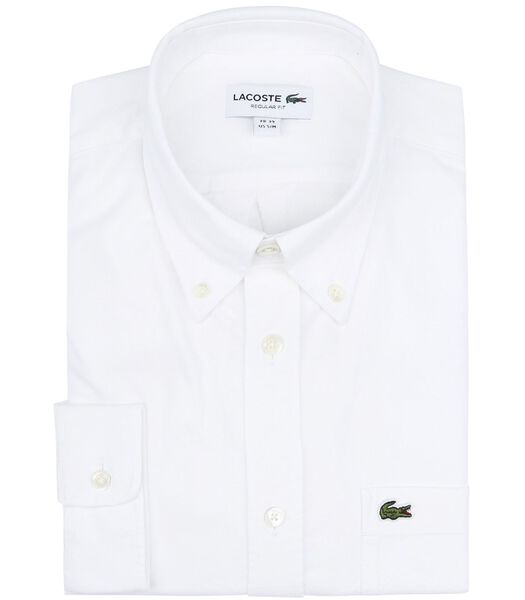 Lacoste Chemise Oxford Blanche