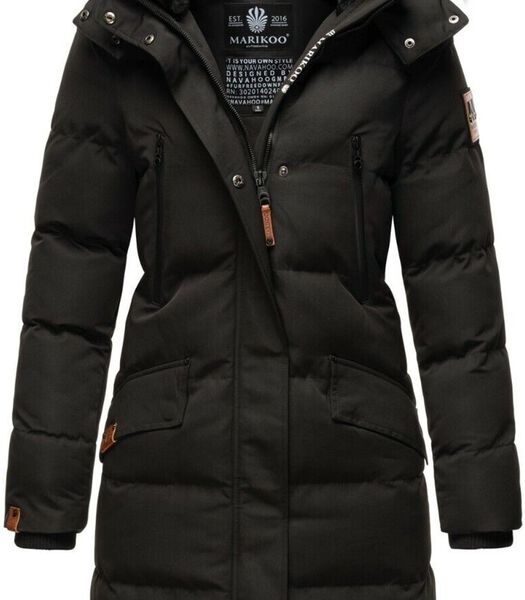 Women's Winter Jacket Marikoo Schneesternchen Black: XL
