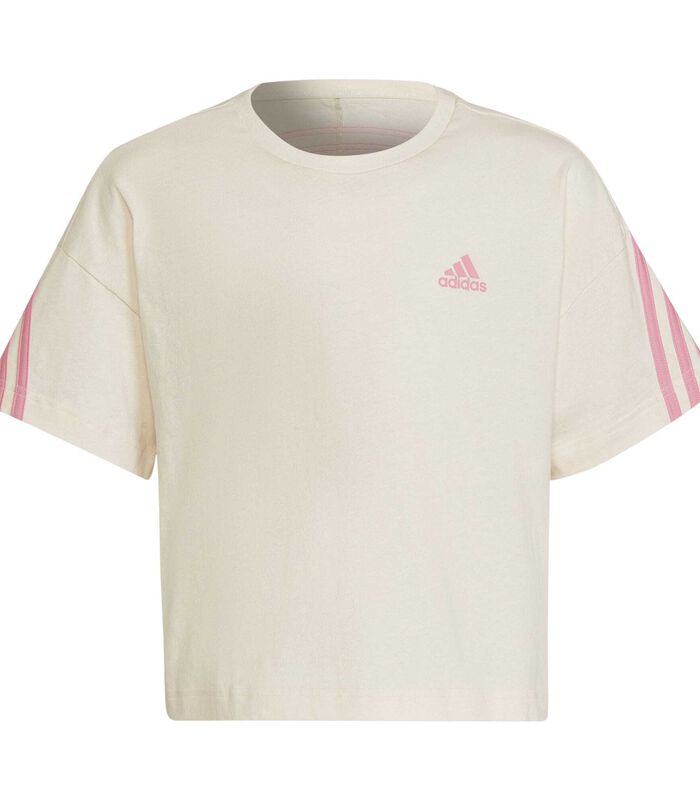 T-shirt de sport ample en coton biologique à 3 bande... image number 0