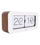 Horloge de table Matiz - Bambou/Blanc - 37x9x16cm image number 0