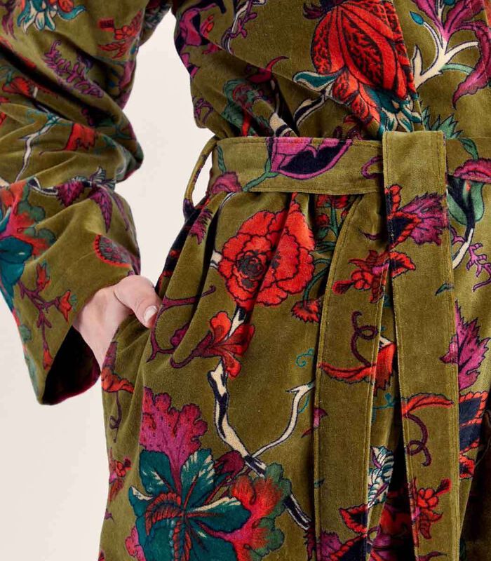 Kimono long imprimé velours lisse KIMLO image number 4