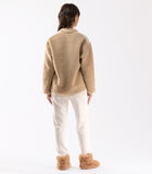 ANGORA 630 beige fleecesweater image number 3
