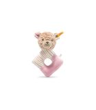 grijprammelaar GOTS teddybeer Rosy, lichtbruin/roze image number 2