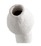 Vase - Papier Mâché - Off White  - 45x15x15  - Harire image number 3