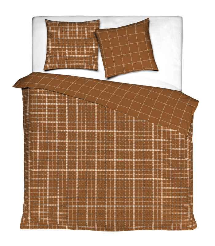 Housse de couette Coton Crafted check image number 0