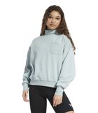 Sweatshirt en cotton et en molleton femme image number 0