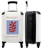 Valise spacieuse avec 4 roues et serrure TSA (Œuvre d'art - Matisse - Rouge - Feuille - Abstrait) image number 0