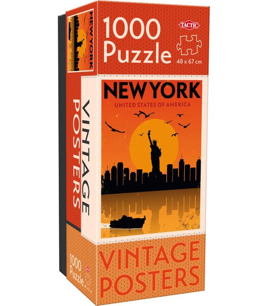 Vintage Posters New York - 1000 pièces