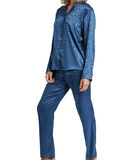 Pyjama pantalon chemise Satin Leopard image number 2
