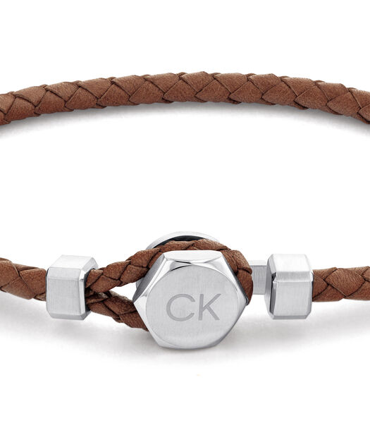 CK bracelet cuir brun 35000261