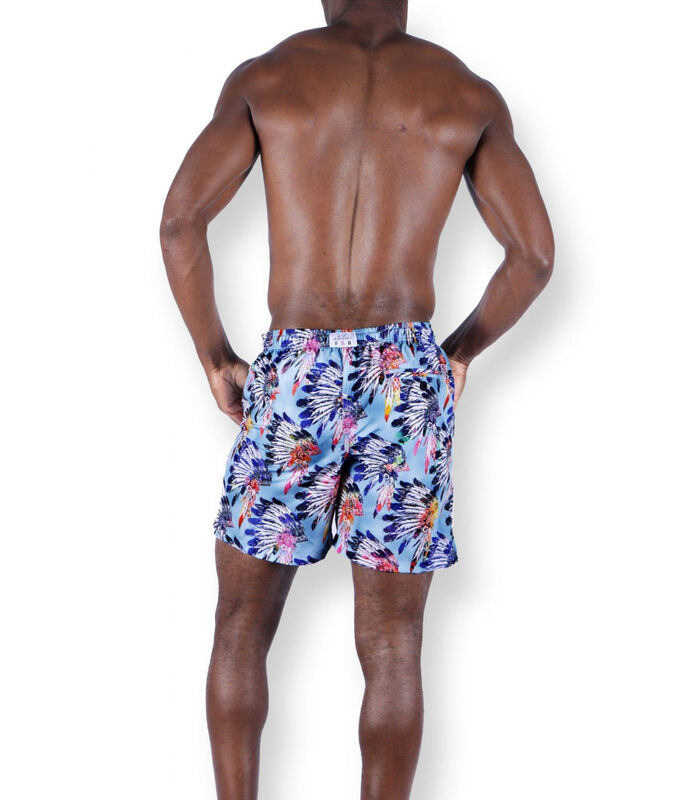 Zwemshort polyester  print Ibiza image number 3