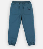 Twill broek, groenblauw image number 2