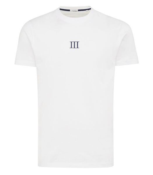 T-shirt Roman III broderie blanc