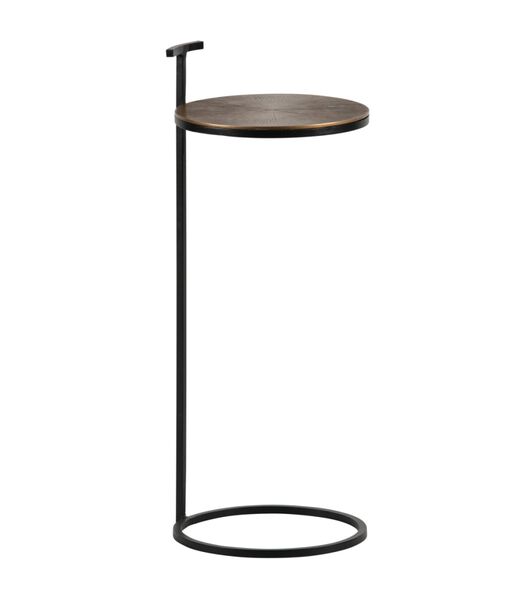 Table d'appoint - Aluminium/fer - Laiton antique - 64x26x26 cm - Position