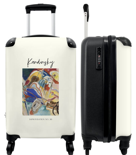 Ruimbagage koffer met 4 wielen en TSA slot (Kunst - Kandinsky - Compositie - Kleuren)