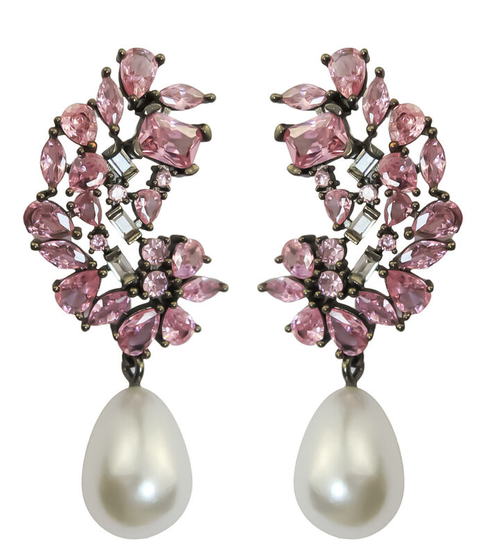 Boucles d'oreilles 'Frosty Pearl' image number 0