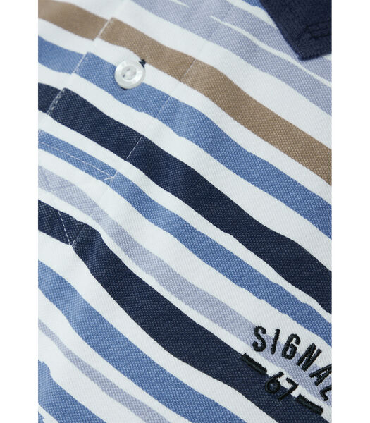 Polo “Wurms Stripe print”