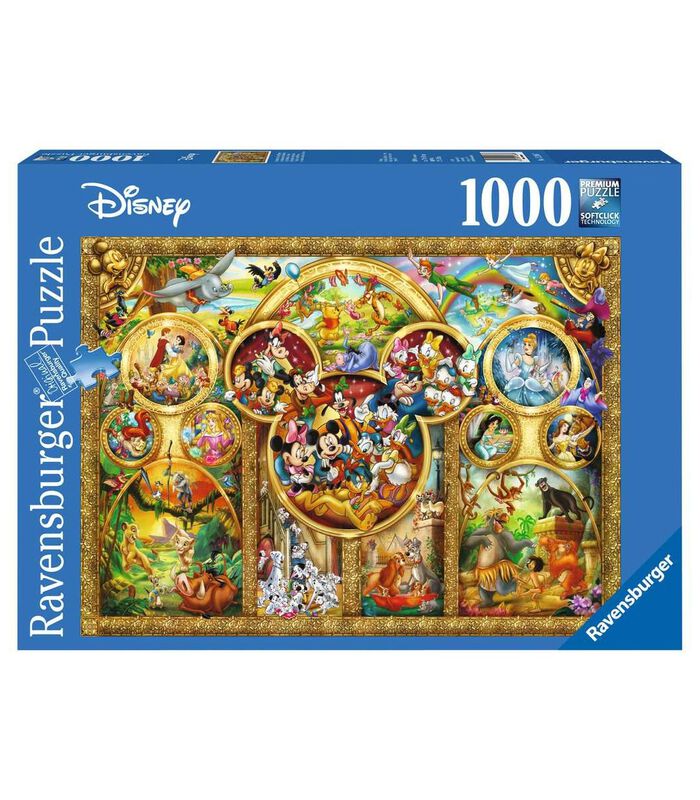 Puzzel 1000 Stuks Mooiste Disney Thema's image number 2