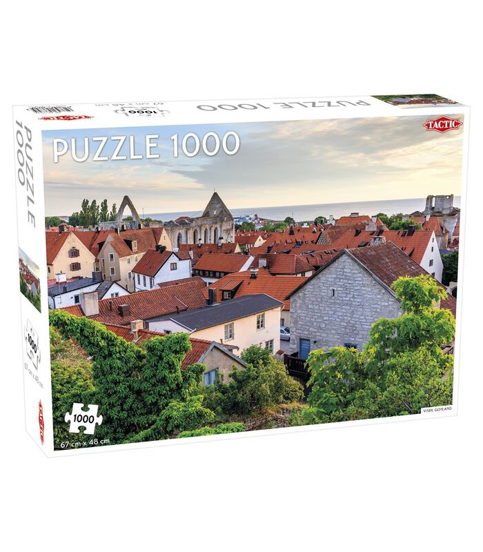 Puzzel Around the World Northern Stars: Visby Gotland - 1000 stukjes image number 1