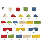blocs de construction colorés - 25 pièces image number 3