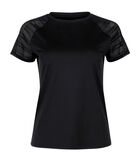 T-shirt de sport manches courtes Powerful noir image number 4