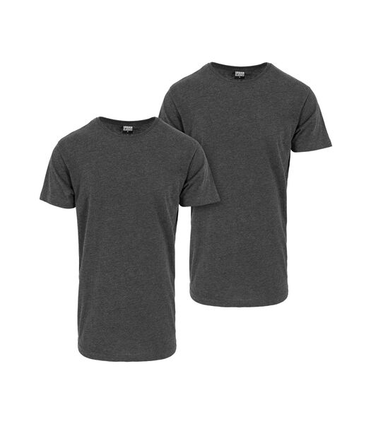 Lange T-shirts Shaped (x2)