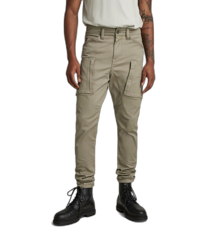 Pantalon cargo skinny 3D avec poche zippée image number 1